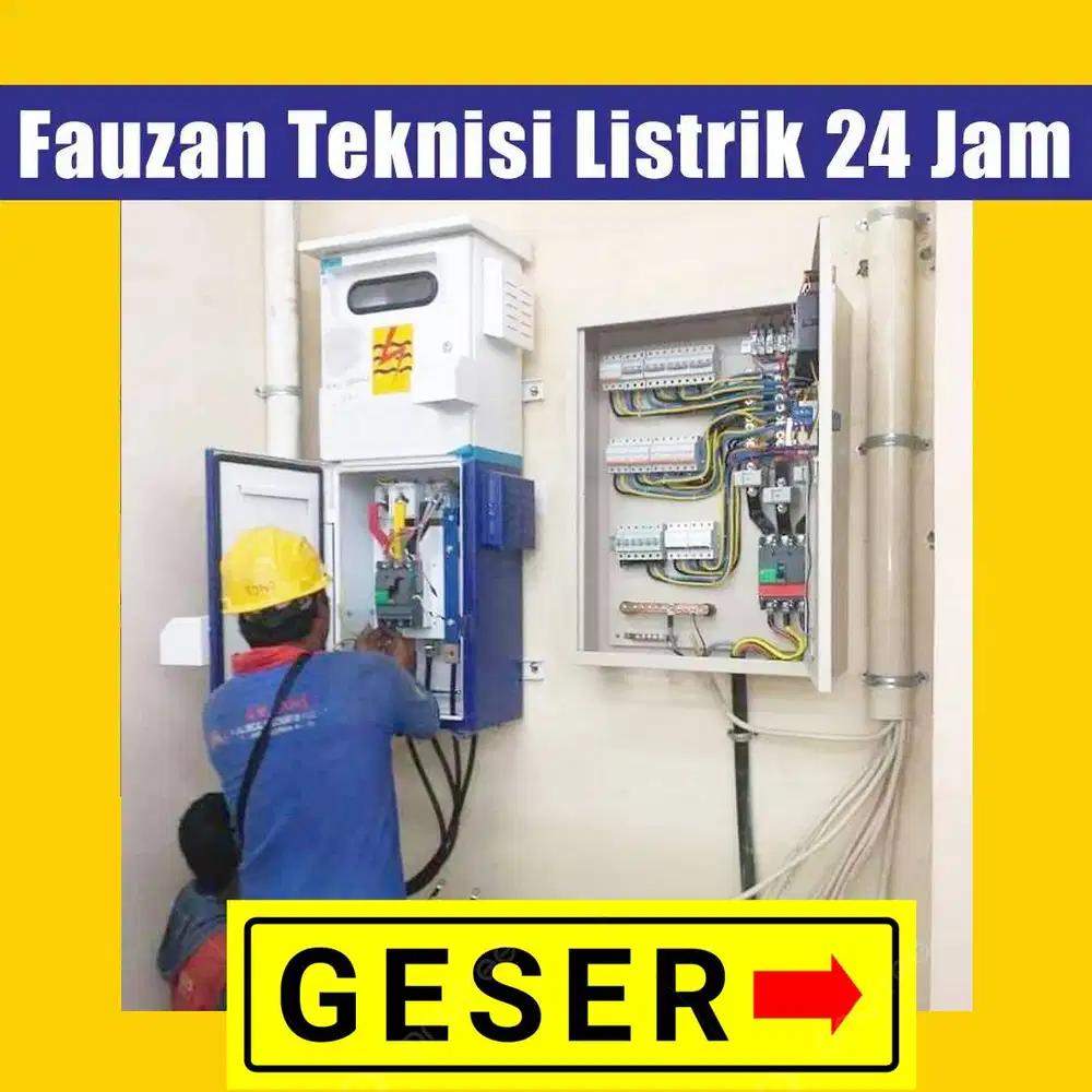 TUKANG Listrik Panggilan 24 jam KORSLET, Mati Separo, Jeglek2, Redup2