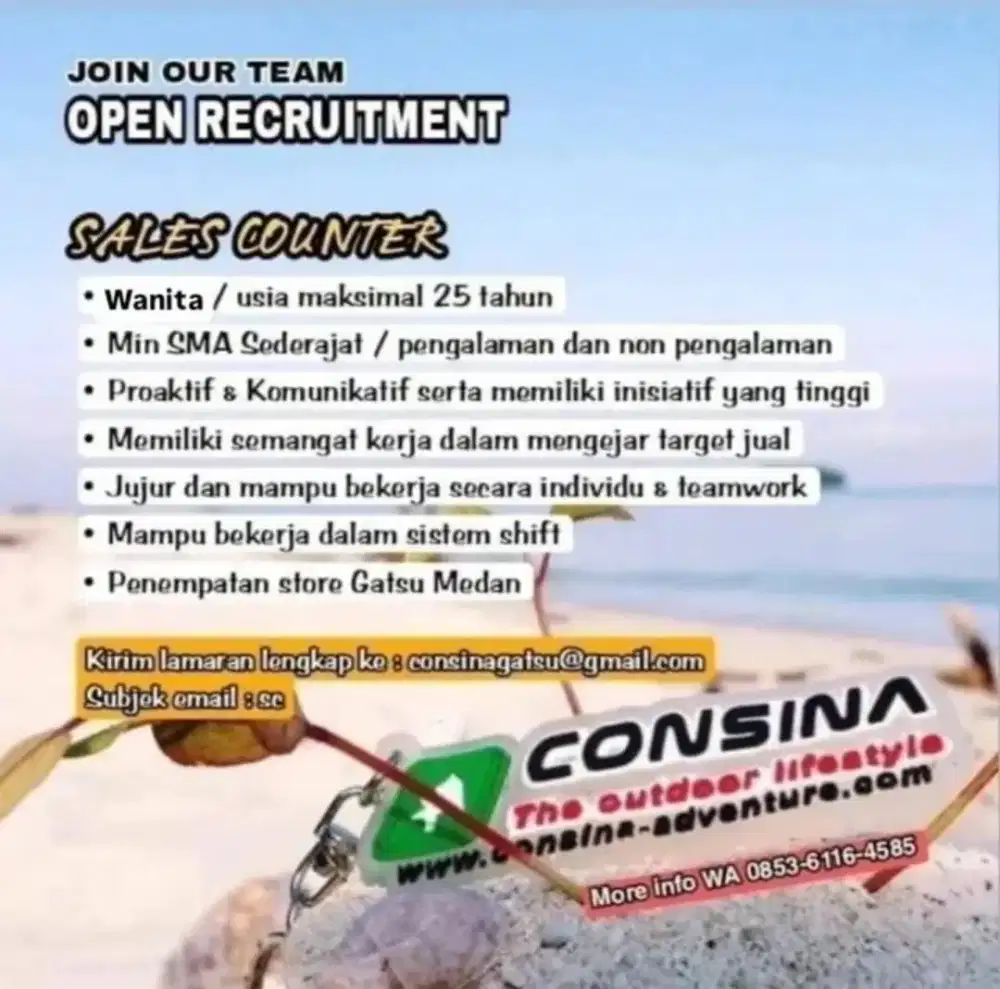 Sales Counter Consina