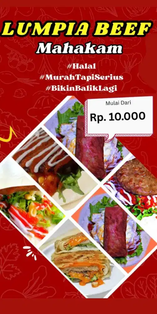 Operator penjualan Lumpia beef