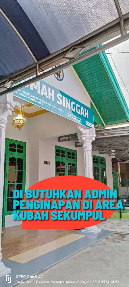 Di cari admin penginapan