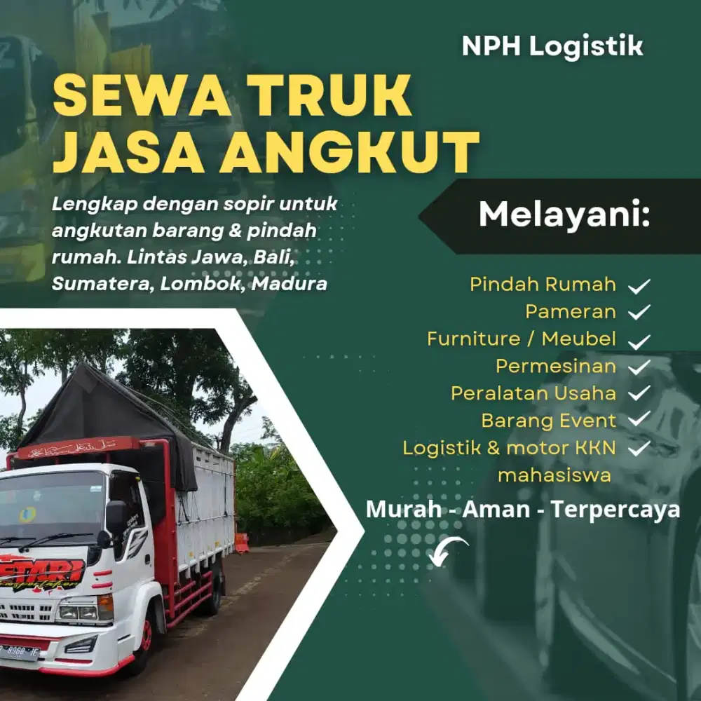 Jasa angkut Lampung sewa truk pindah rumah Lampung