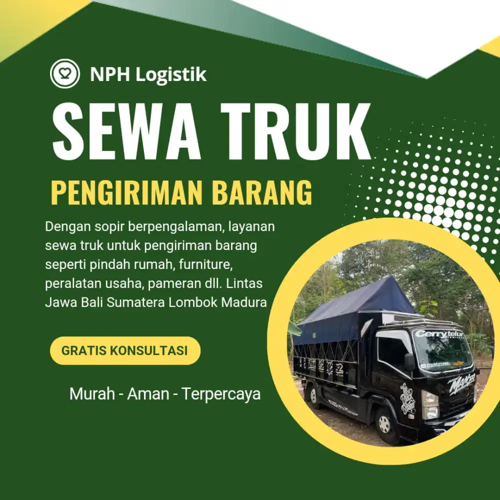 Jasa angkut Purwokerto sewa truk pindah rumah Banyumas