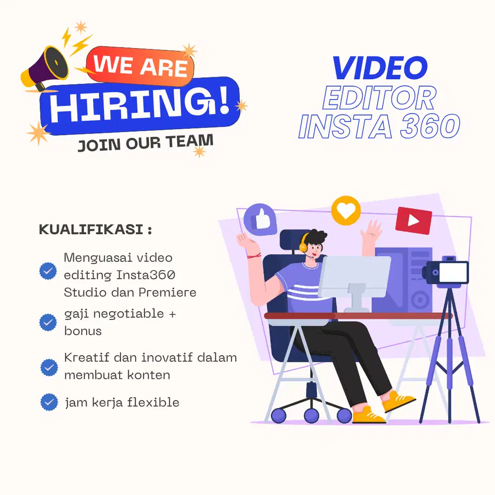 Video Editor Konten Media Sosial dan Yotube Aplikasi Insta360