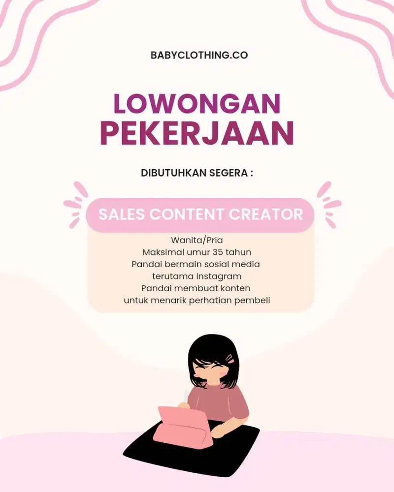 DIBUTUHKAN Dicari Social Media Specialist Profesional