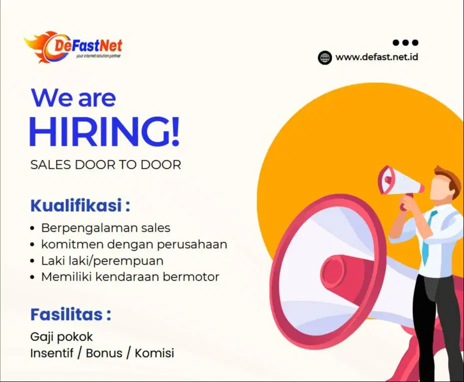 Segera Bergabung Dengan Team Kami FASTNET