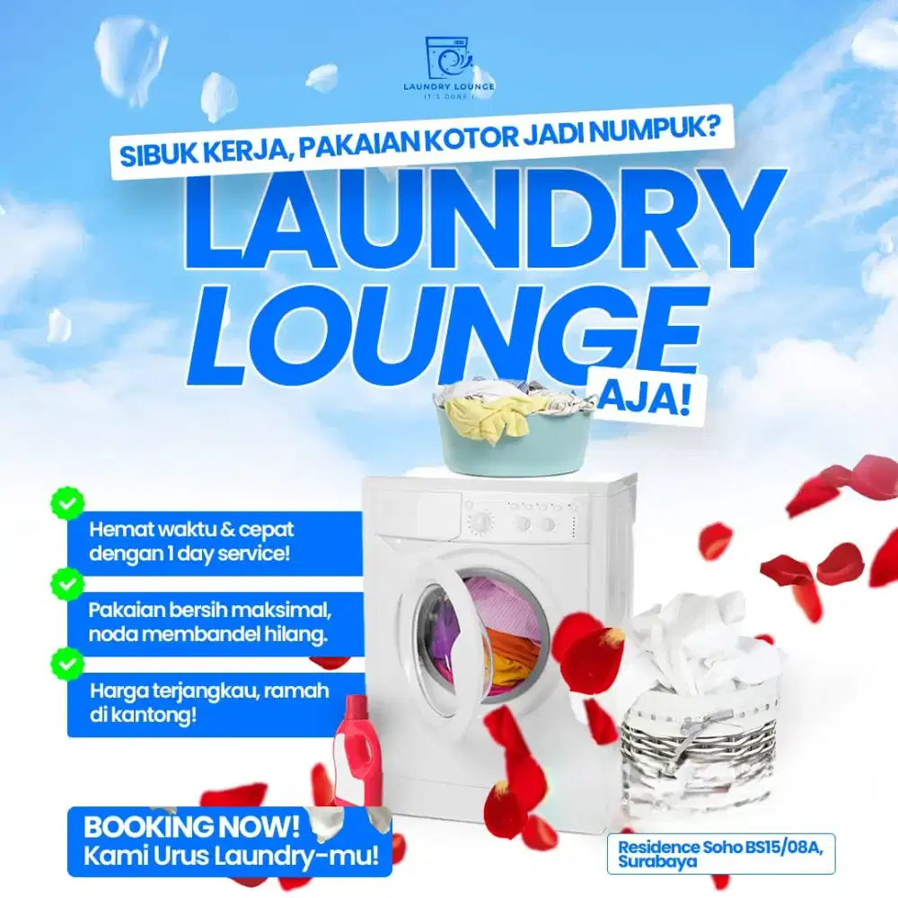 Lowongan Operator Cuci/Delivery & Setrika