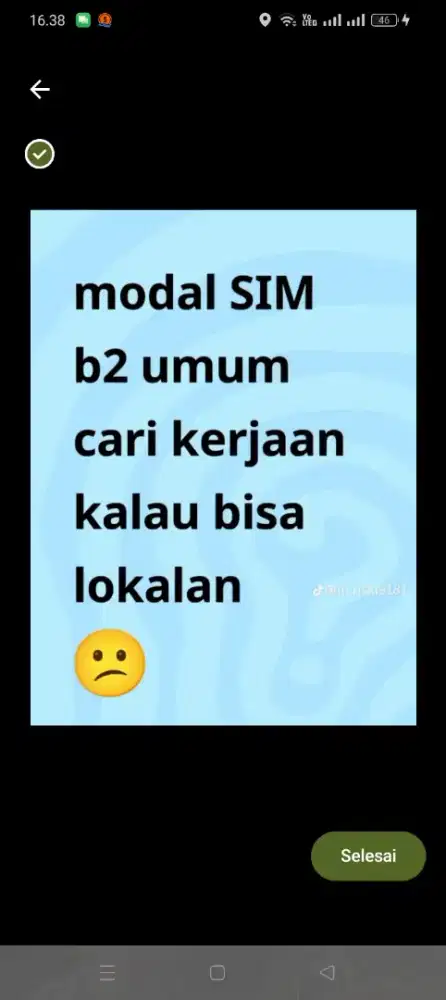 Cari kerjaan Bawak mbl kalau ada ajukan