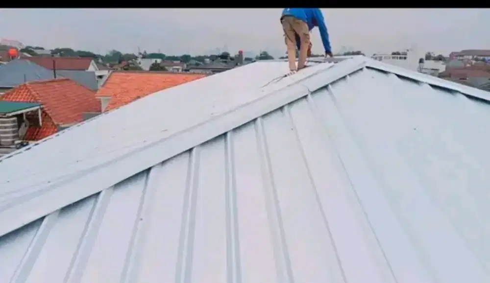 Tukang perbaikan atap bocor dinding dak rembes talang air cat renovasi