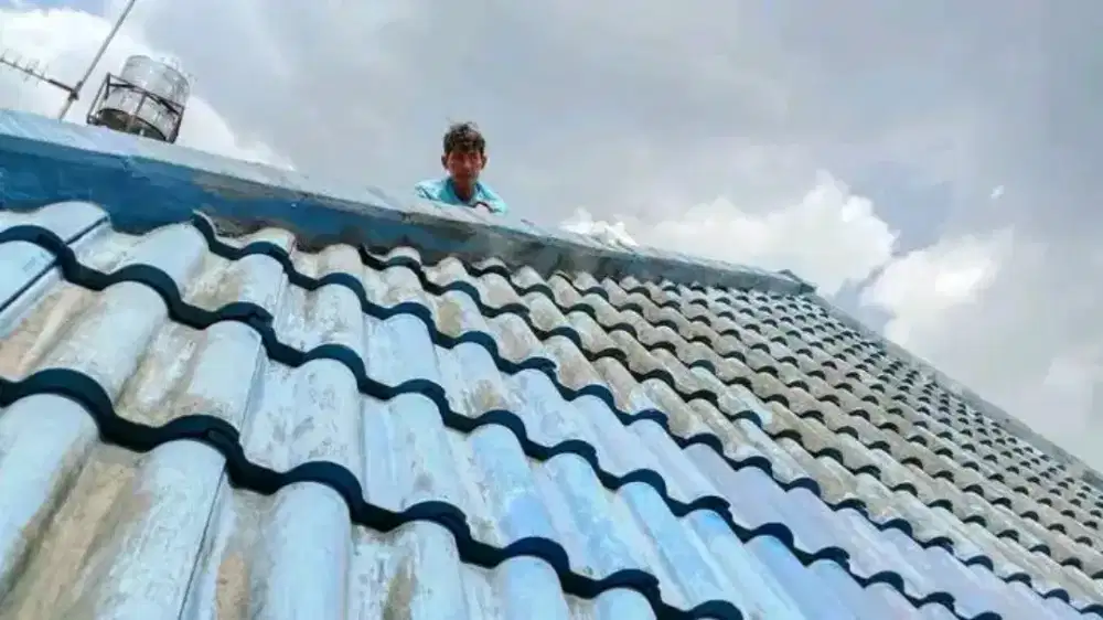 Tukang perbaikan atap bocor dinding dak rembes talang air cat renovasi