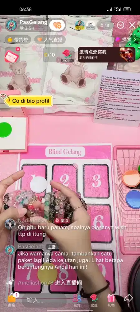 Mencari host tiktoklive