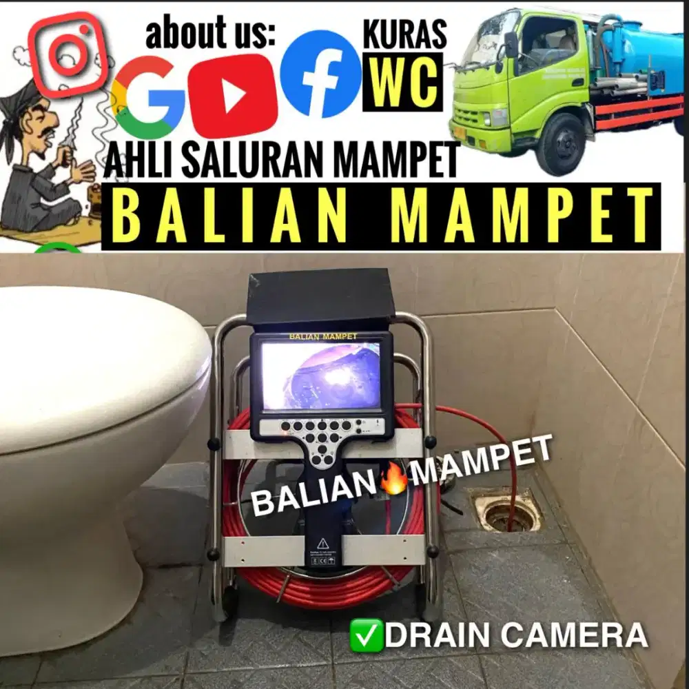 TUKANG SALURAN MAMPET PIPA TERSUMBAT & KURAS LIMBAH SEDOT WC PENUH