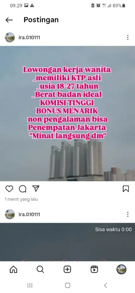 LOWONGAN KERJA WANITA