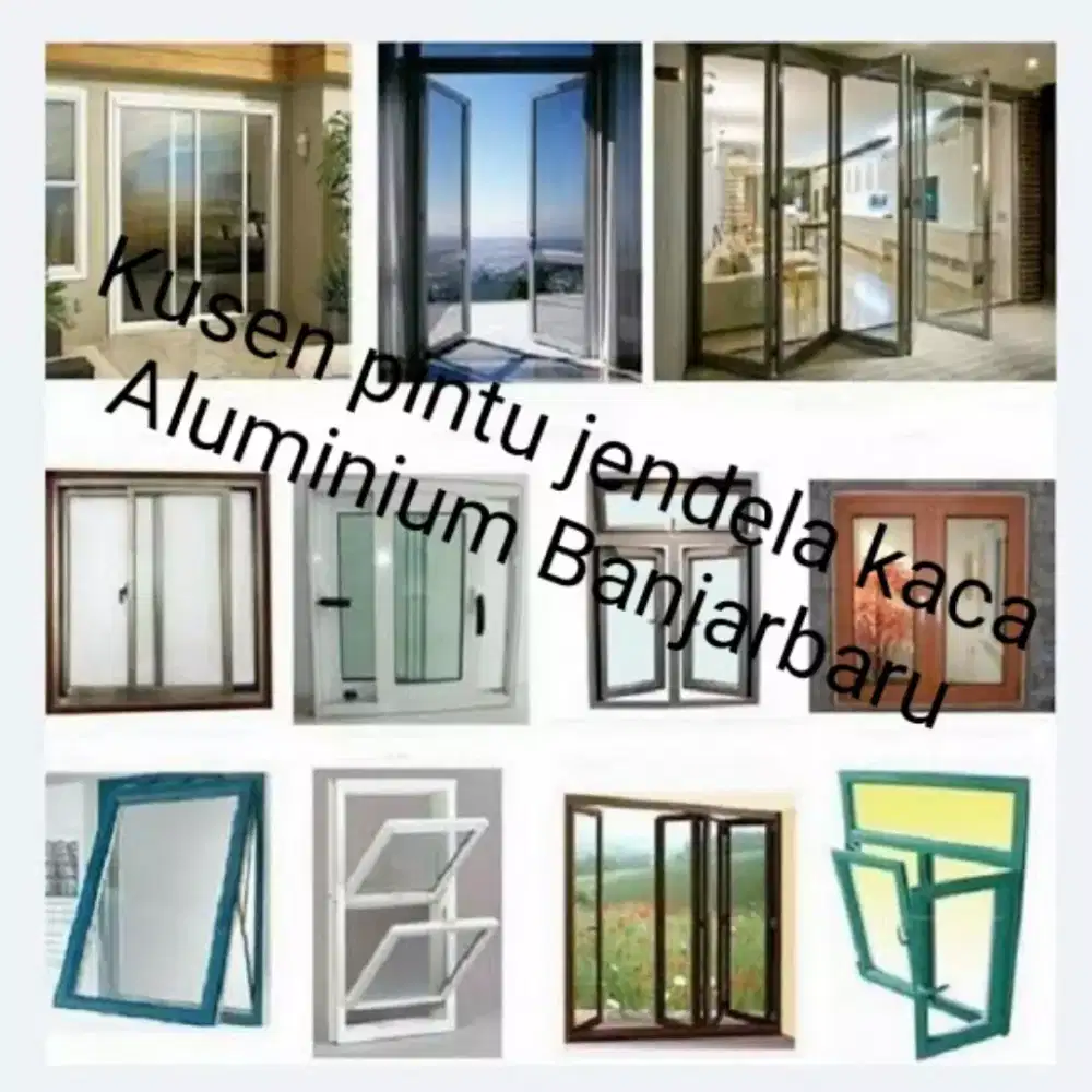 KUSEN PINTU JENDELA KACA ALUMINIUM