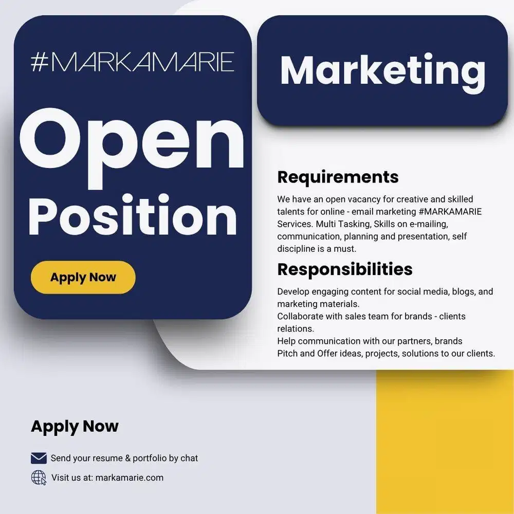 Marketing and Communication Officer