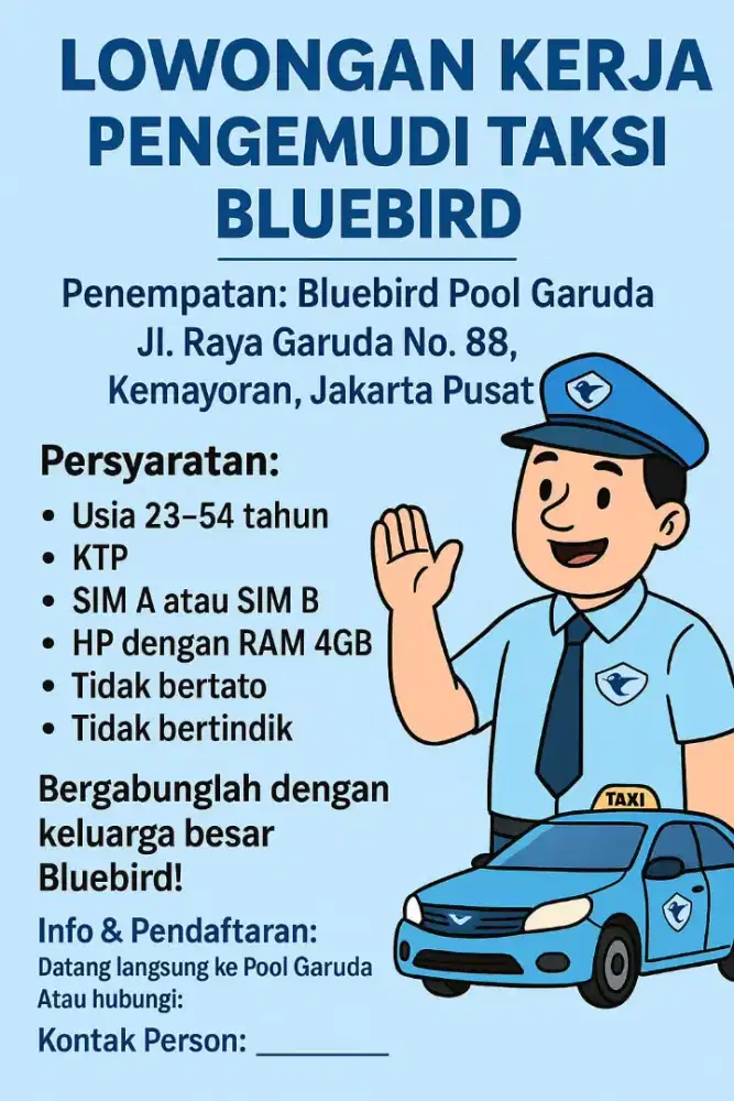 lowongan kerja supir