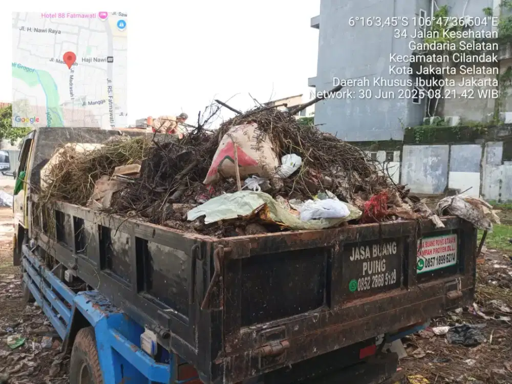 Jasa buang puing sampah