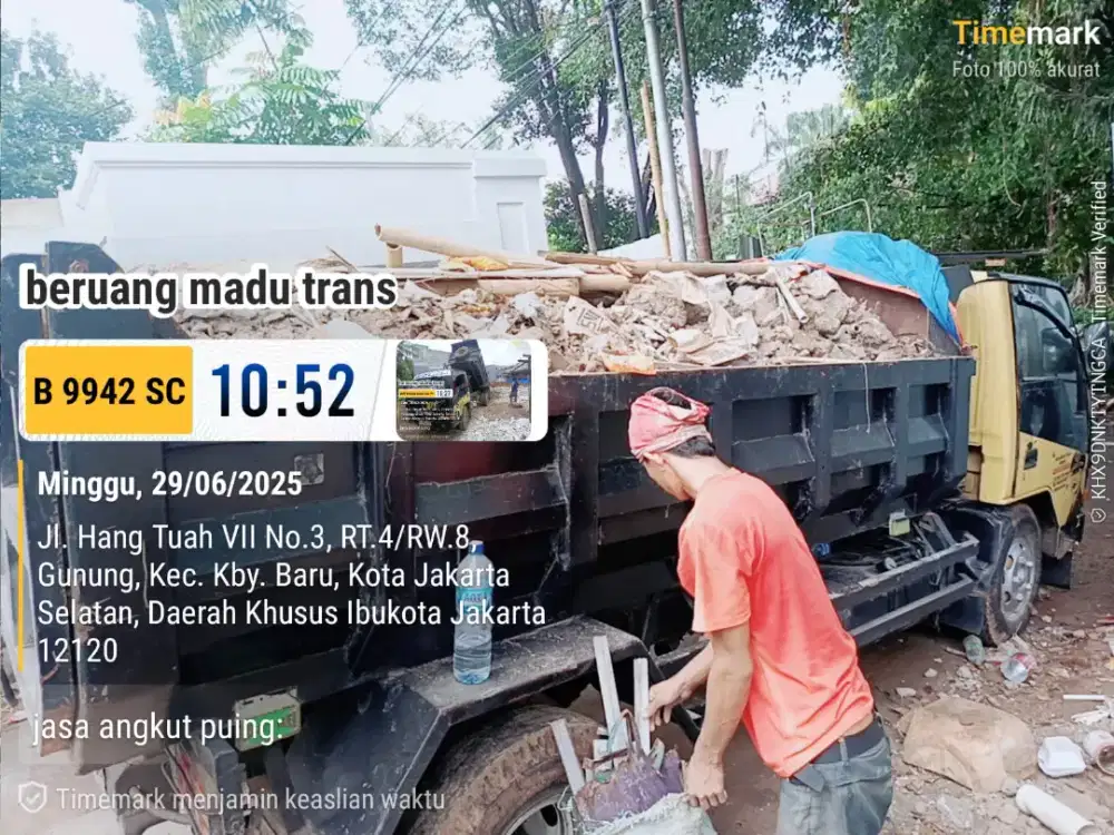 Jasa buang tanah galian dan puing bongkaran