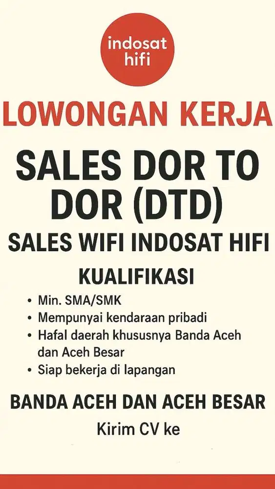 Sales Wifi lapangan