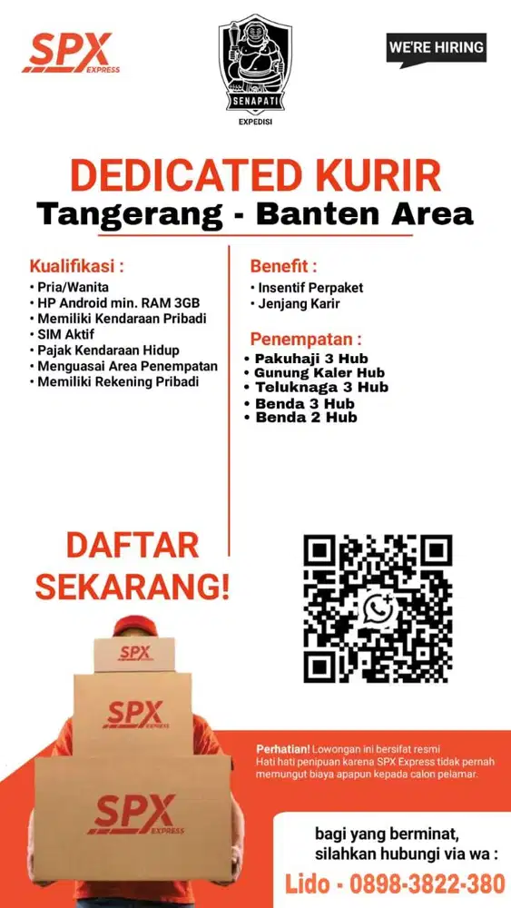 LOKER KURIR SPX
