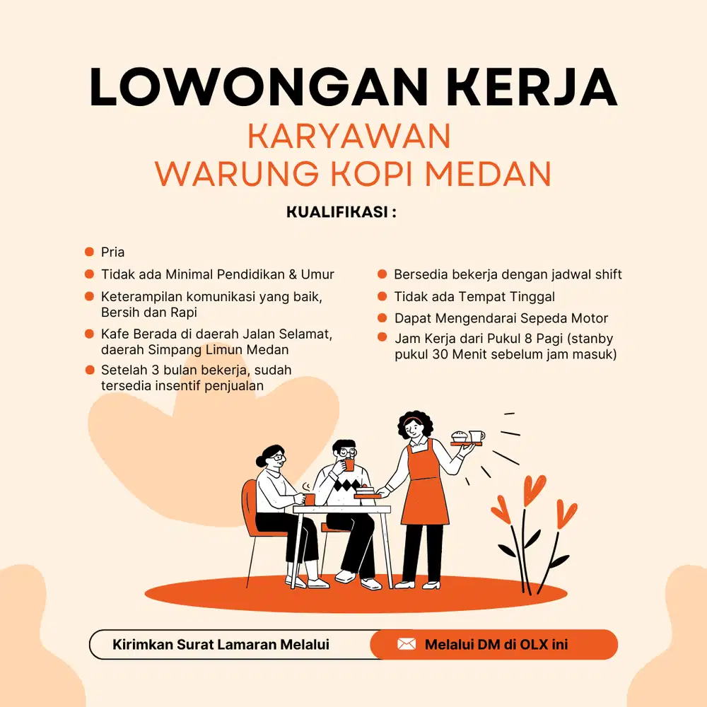 Karyawan Warung Kopi Medan