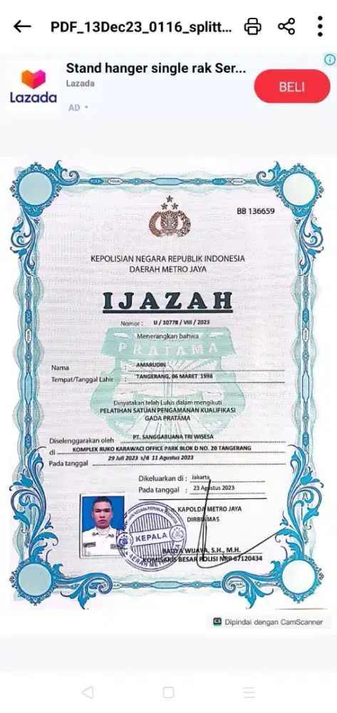 Nyari loker security gudang atau pabrik