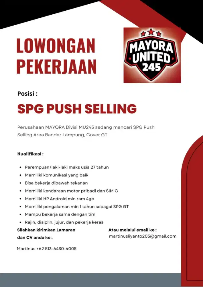Lowongan Pekerjaan