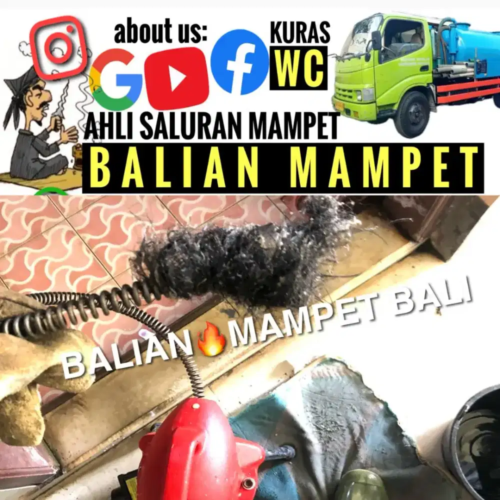 AHLI PIPA MAMPET SALURAN TERSUMBAT DAN KURAS SEPITENG SEDOT WC