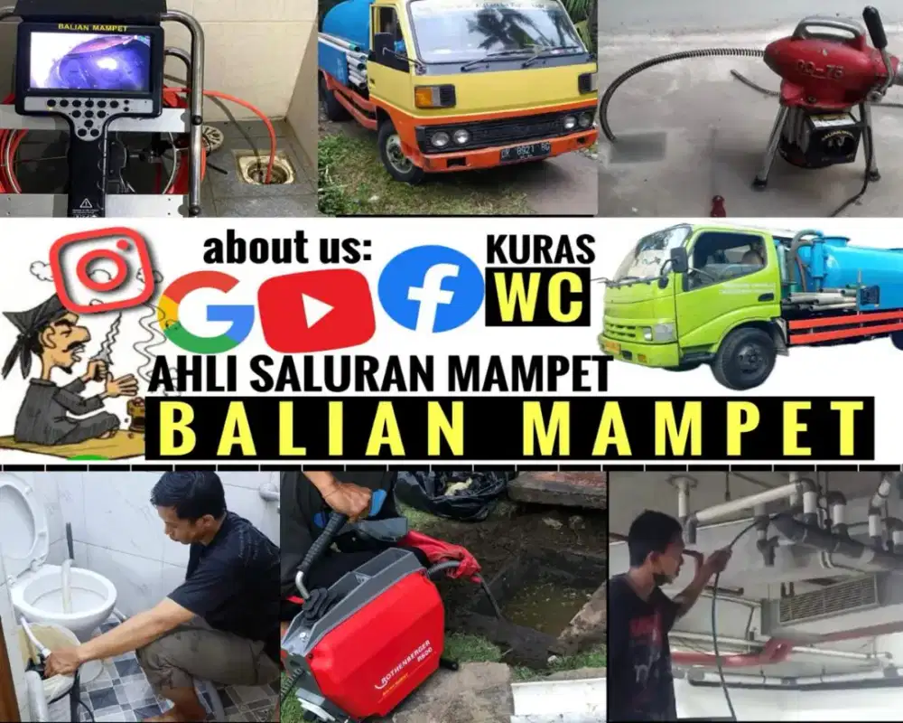 JASA PERBAIKAN SALURAN MAMPET DAN SEDOT KURAS WC