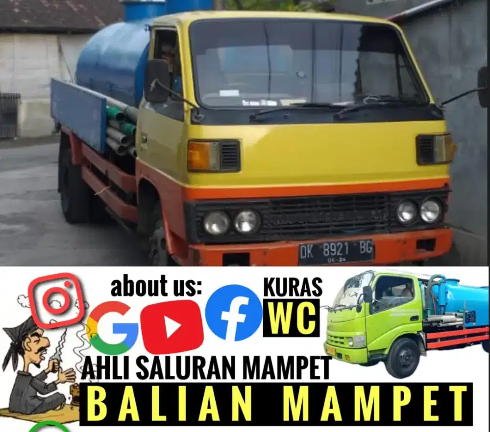 JASA SEDOT WC KURAS LIMBAH DI BALI & AHLI MAMPET SALURAN TERSUMBAT
