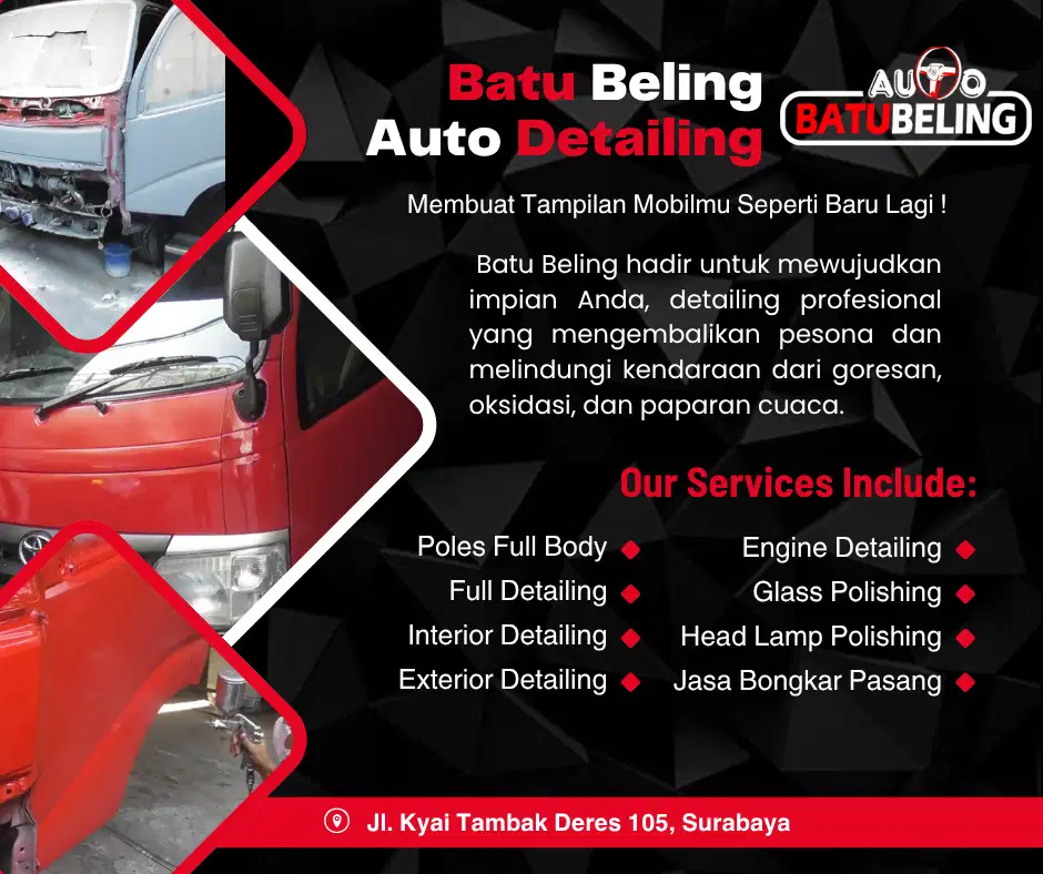 Auto detailing, Poles body luar, Exterior detailing