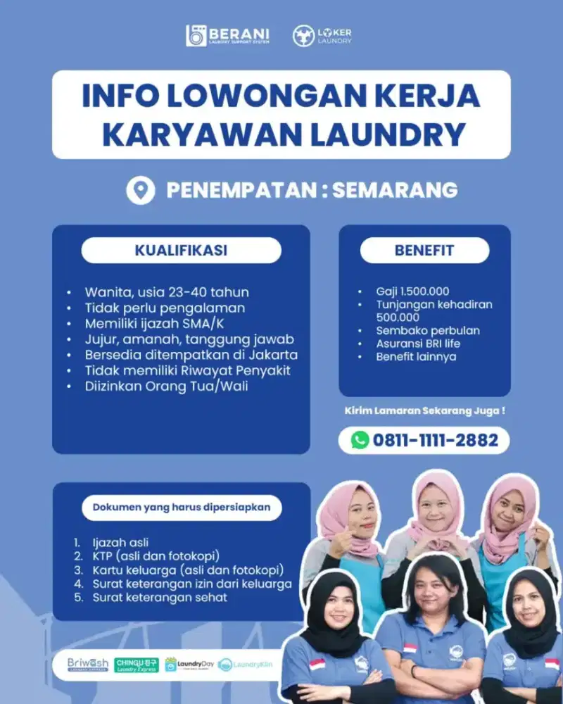Lowongan Kerja Laundry Semarang