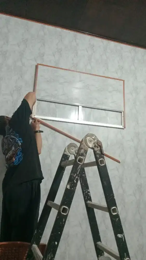Jasa pasang plapon pvc, pasang wall panel.cat dinding