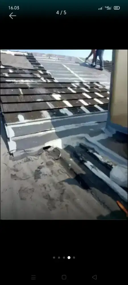 atap bocor kanopi atap bajarigan terpasabng dll