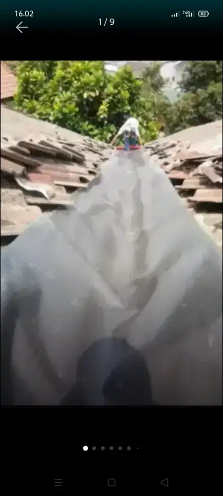 atap bocor  kanopi atap bajarigan terpasang dll
