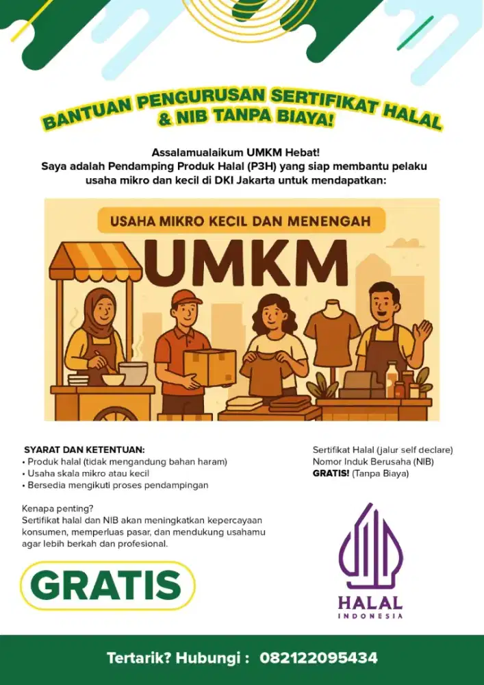 Sertifikasi Halal Gratis