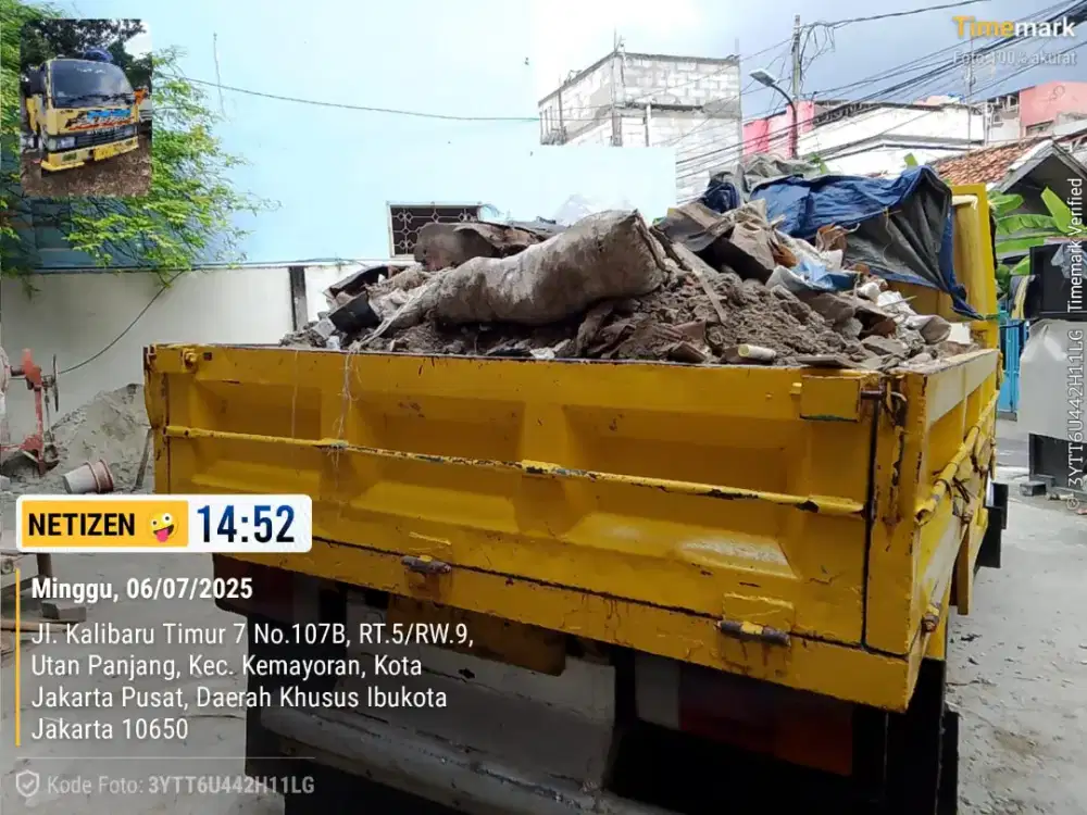 Jasa angkut puing tanah