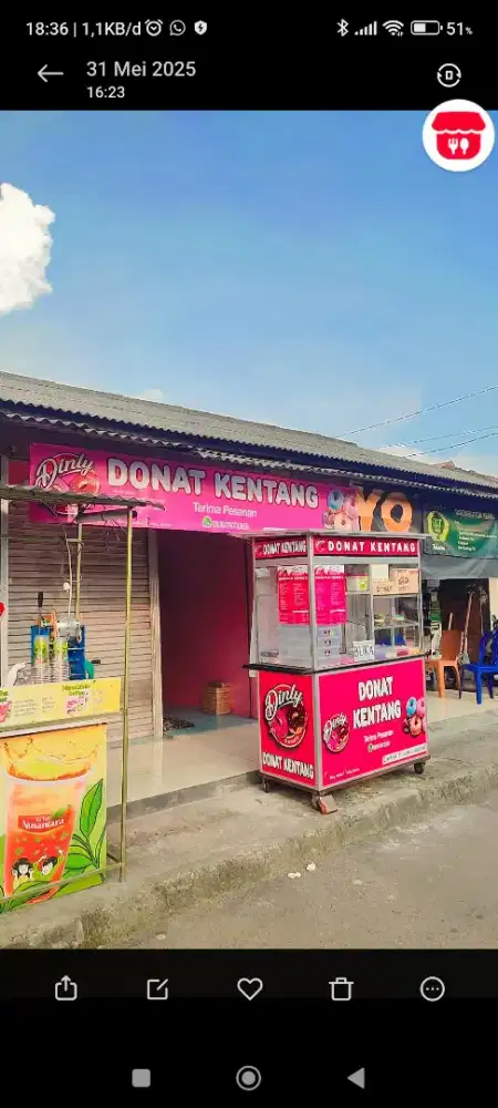 Dicari lowongan kerja untuk cewek/cowok jaga stand donat