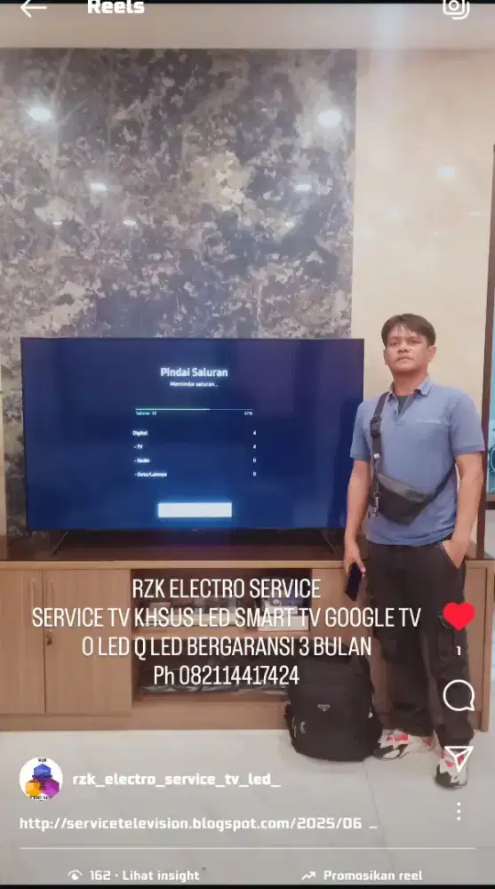 SERVICE TV LED PANGGILAN CEPAT SMART TV GOOGLE TV OLED Q LED