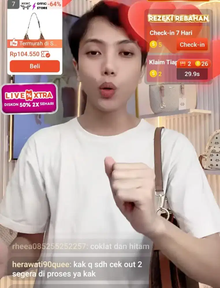 Lowongan kerja host live streaming