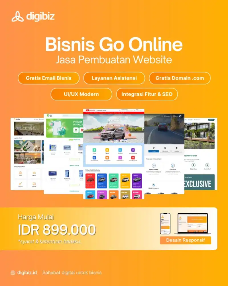 Jasa Pembuatan Website & Aset Digital Bisnis
