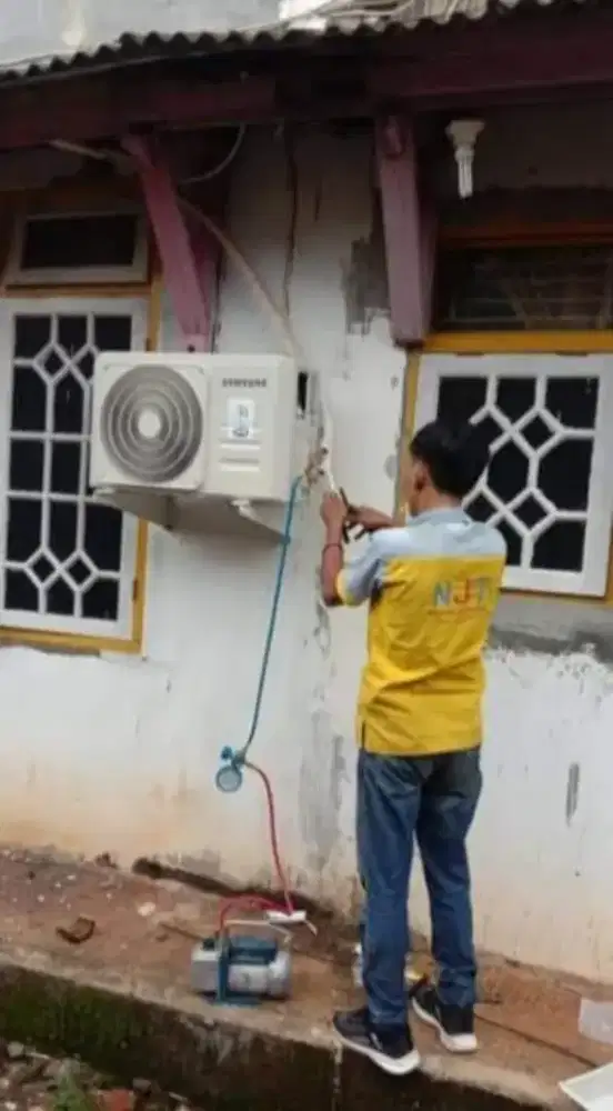 Jasa pasang AC, seeviskulkas, mesin cuci, pompa air, dll