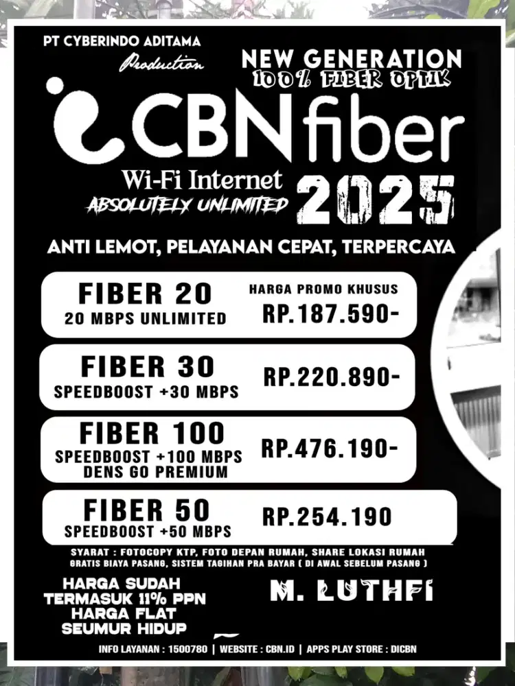 Jasa Pasang Wifi CBN Fiberstar Cepat Dan Murah Area Bekasi