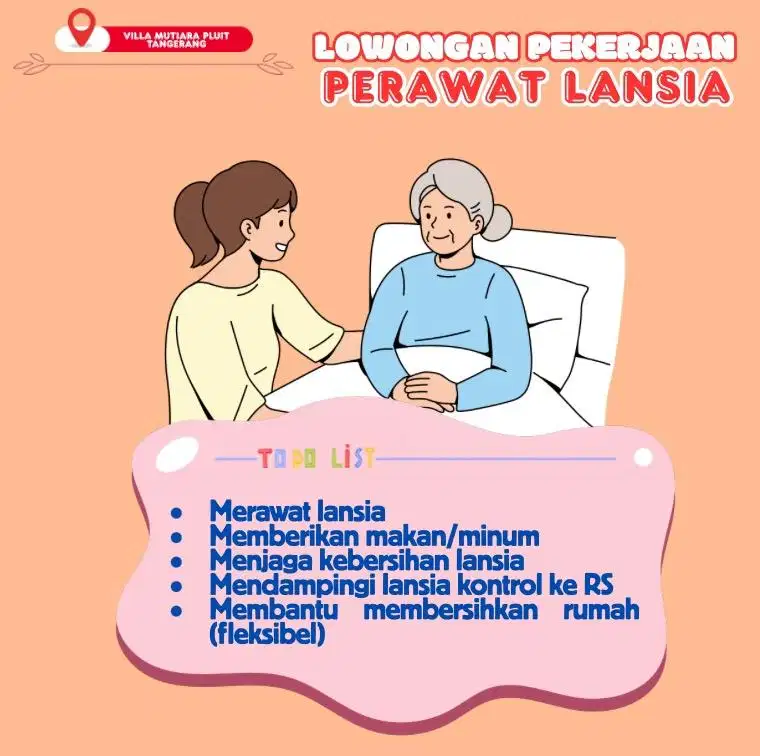 Loker Jasa Perawat/Jaga Lansia