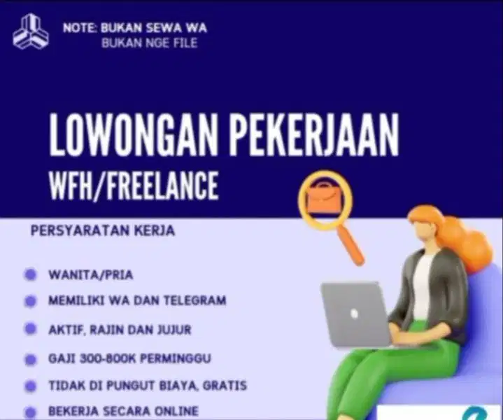 Lowongan kerja freelance/wfh