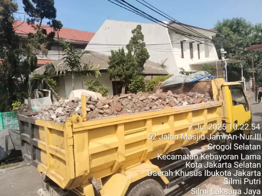 Jasa buang puing sampah