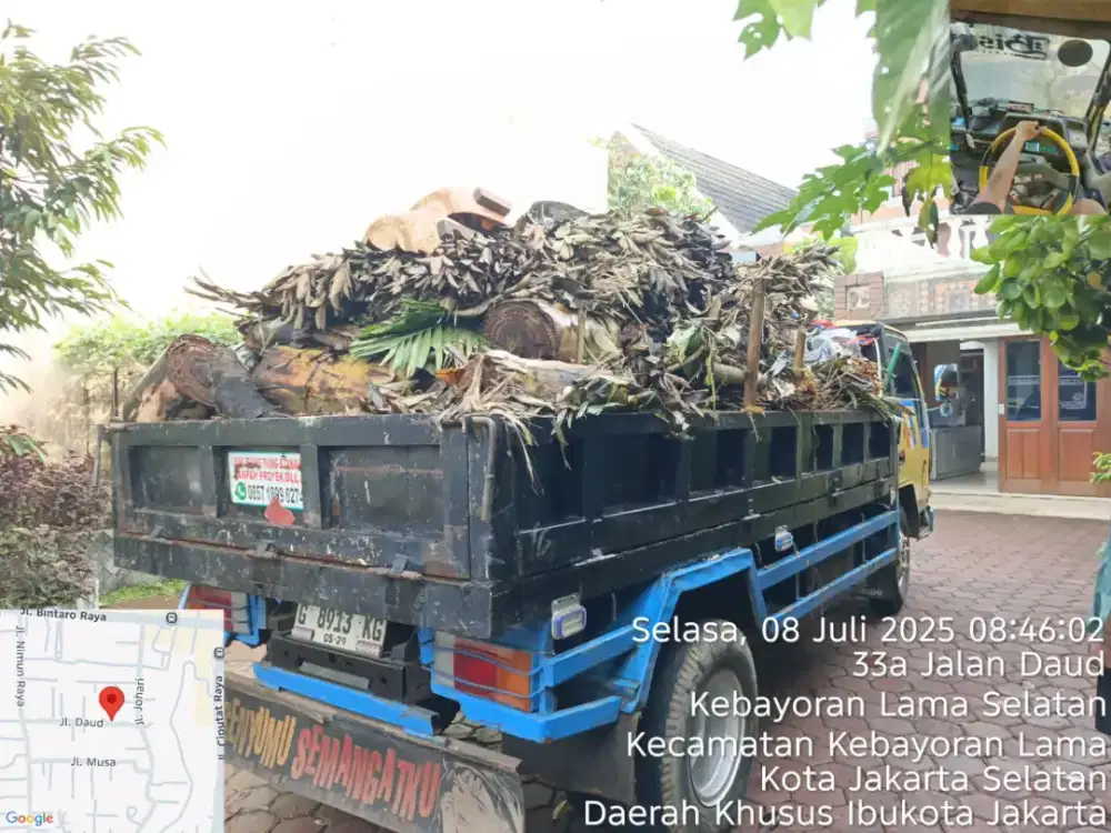 Jasa buang puing tanah