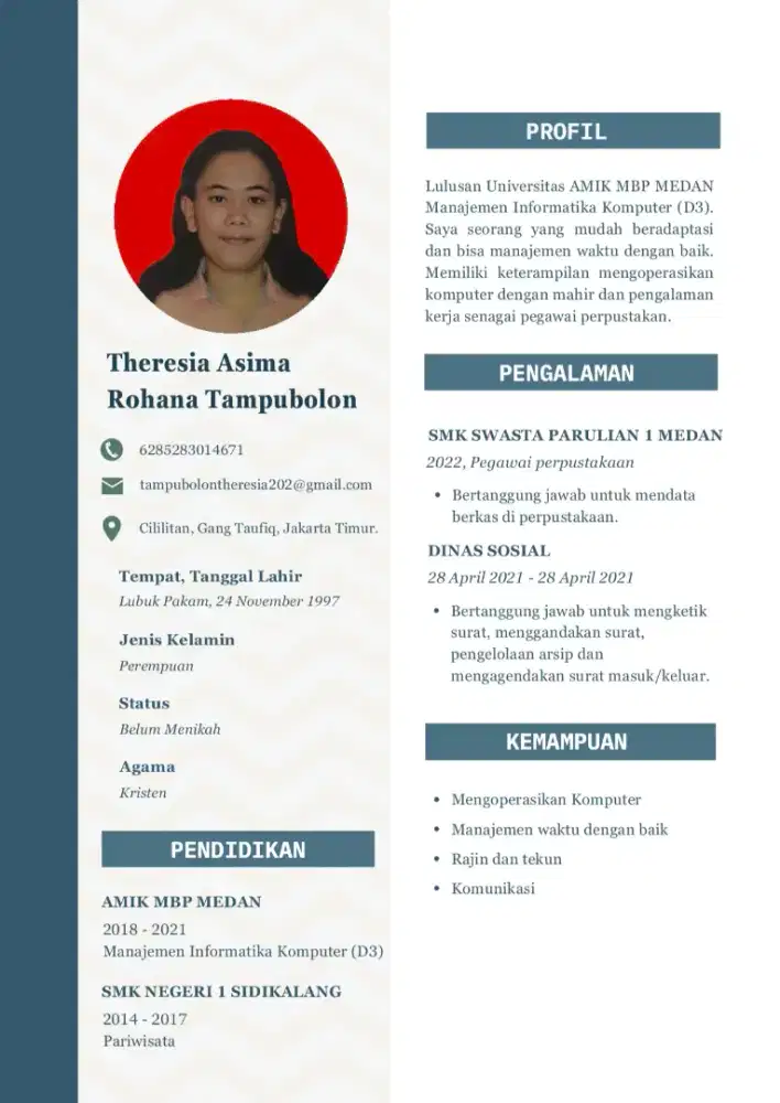 Saya lagi mencari pekerjaan