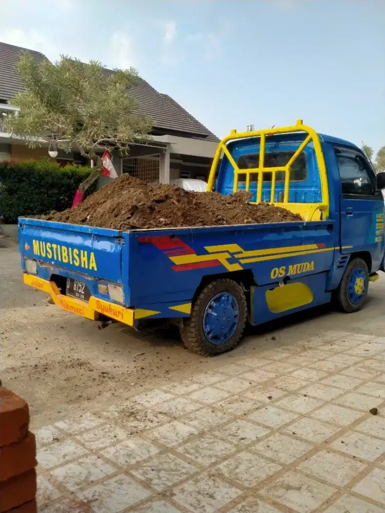 Jasa angkut & buang brangkal puing brangkal sampah daun prabotan dll