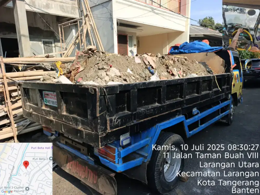 Jasa buang puing sampah