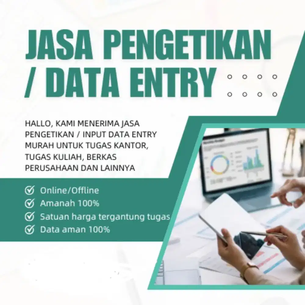Jasa pengetikan atau input data entry